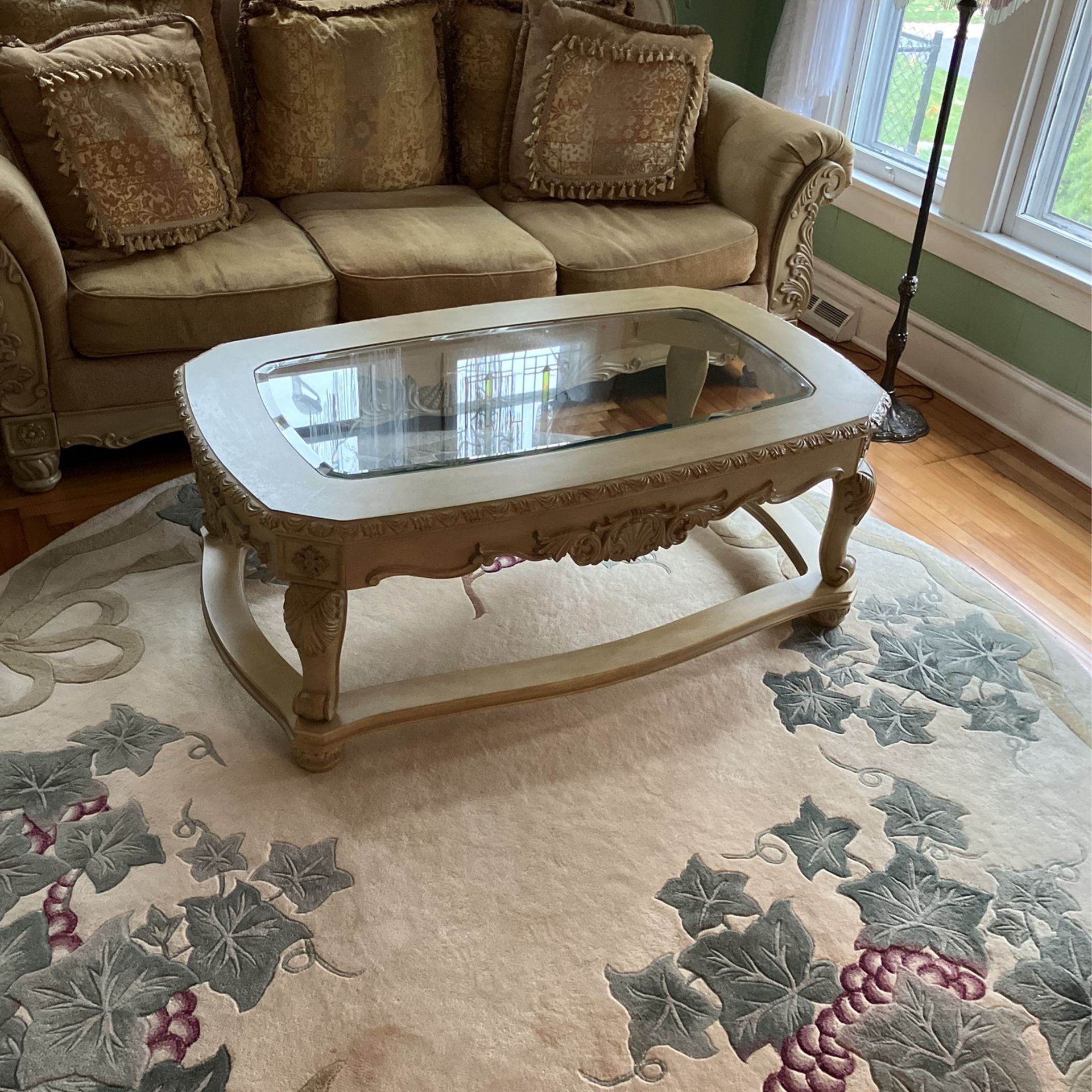 Glass Top Coffee Table