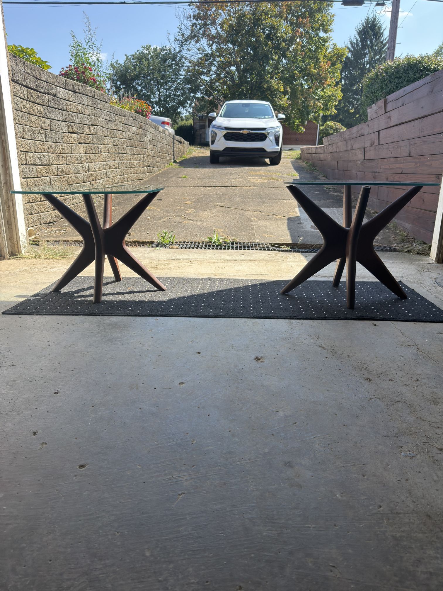 Mid Century Modern Adrian Pearsall Jacks Side Tables