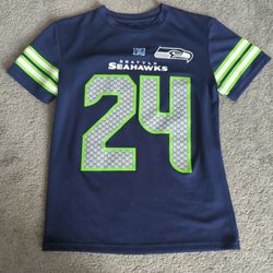 Youth Size  M 10/12 Marshawn Lynch Jerssey