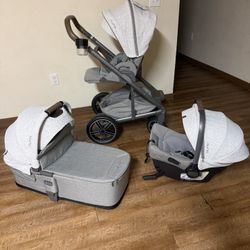 23 NUNA MIXX NEXT Stroller and Car seat and Bassinet 