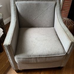 Gray Accent chair
