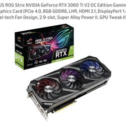 ASUS ROG Strix NVIDIA 3060 Ti Graphics Card