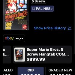 Super Mario Bros *Very Rare*