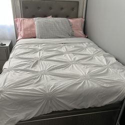 Full Bed Frame (mattress And Box Spring Not Included)