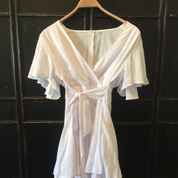 White Summer Dress Size S New. In Package.