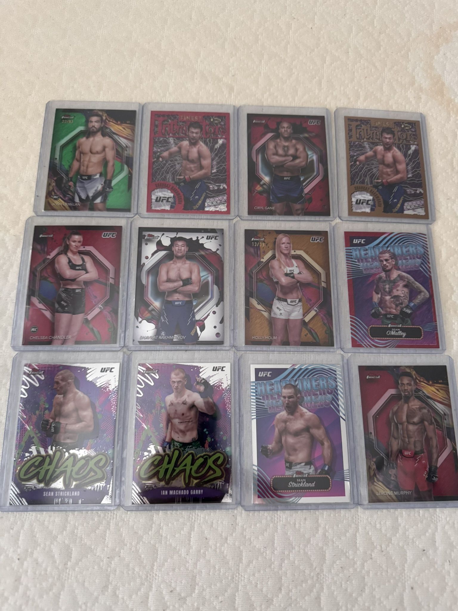 UFC Cards Topps Chrome