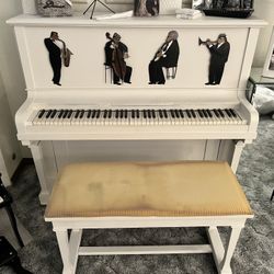 FREE PIANO AND BENCH