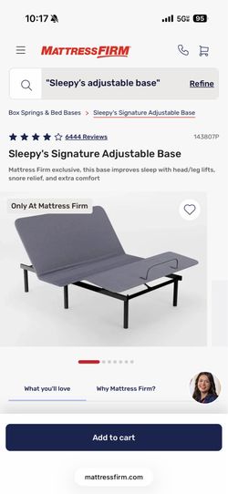 Sleepy's Signature Adjustable queen-sized Bed Base