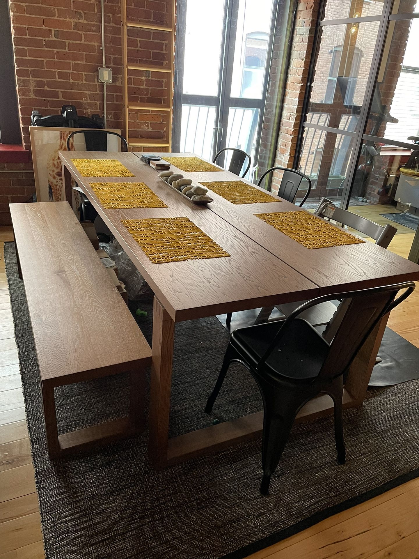 Dining Room Table With Matching Bench