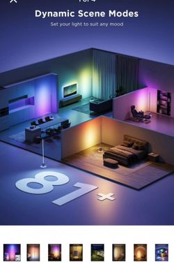 GOVEE RGBIWW FLOOR LAMP PRO INTEGRATED BLUETOOTH SPEAKER SYSTEM 