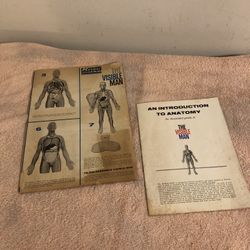 Vintage 1959 Renewal The Visible Man Instructions & Illustrated Handbook Anatomy