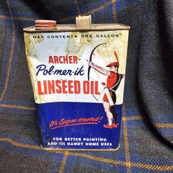 Vintage Tin Container 