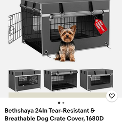 New in Box. 24" DOG GRATE COVER. 2 SIDED WINDOW. HEAVY DUTY, WATER PROOF, See all photos. Great price. Cash & pickup only