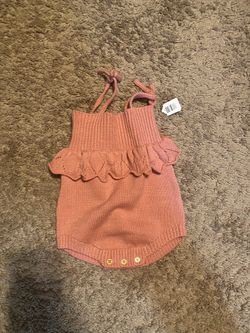 Infants Girls Sweater Romper