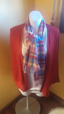 Coldwater creek red cardigan