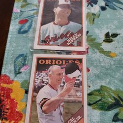 Baltimore Orioles 1988 Topps Baseball Cards 