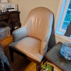 Two leather chairs. FREE