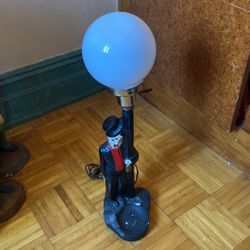 Vintage Charlie Chaplain Lamp