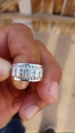 1ctw Size 10 Mens Diamond Ring