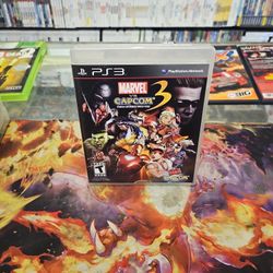 Marvel vs. Capcom 3 Fate of Two Worlds Sony PlayStation 3 PS3 Game with Manual