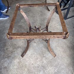 End/Side Table with Glass Top