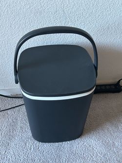 Outdoor Cooler Side Table Drink Cooler Bar Portable Ice Bucket Lift Top Lid Beer