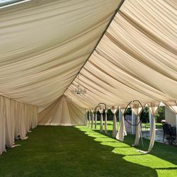 20x60 Canopy With Draping