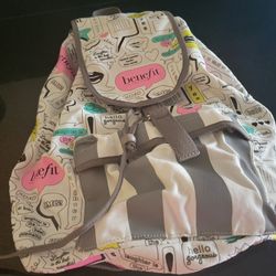 Benefit Cosmetics Drawstring Backpack 