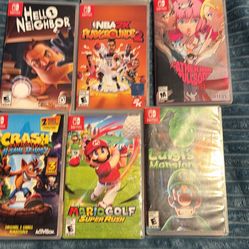 Nintendo switch games. Prices below
