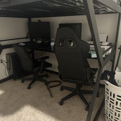Bunkbed Desk For Gaming