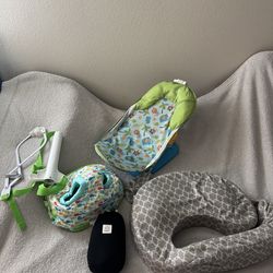 Baby bundle. Food warmer, wrap, bouncer etc