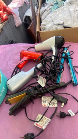 Hair straight and Hair dryer $7 eat