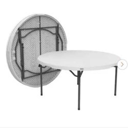 Round Folding Table 