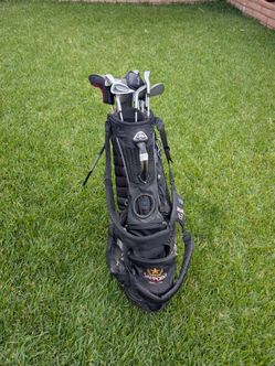 Golf Clubs and Bag