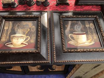 Set Of Coffee Picture Frames