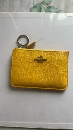 COACH SMALL COIN PURSE, KEYRING