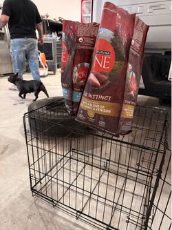Exotic Frenchie Bulldog Pet Cage and Food Kit