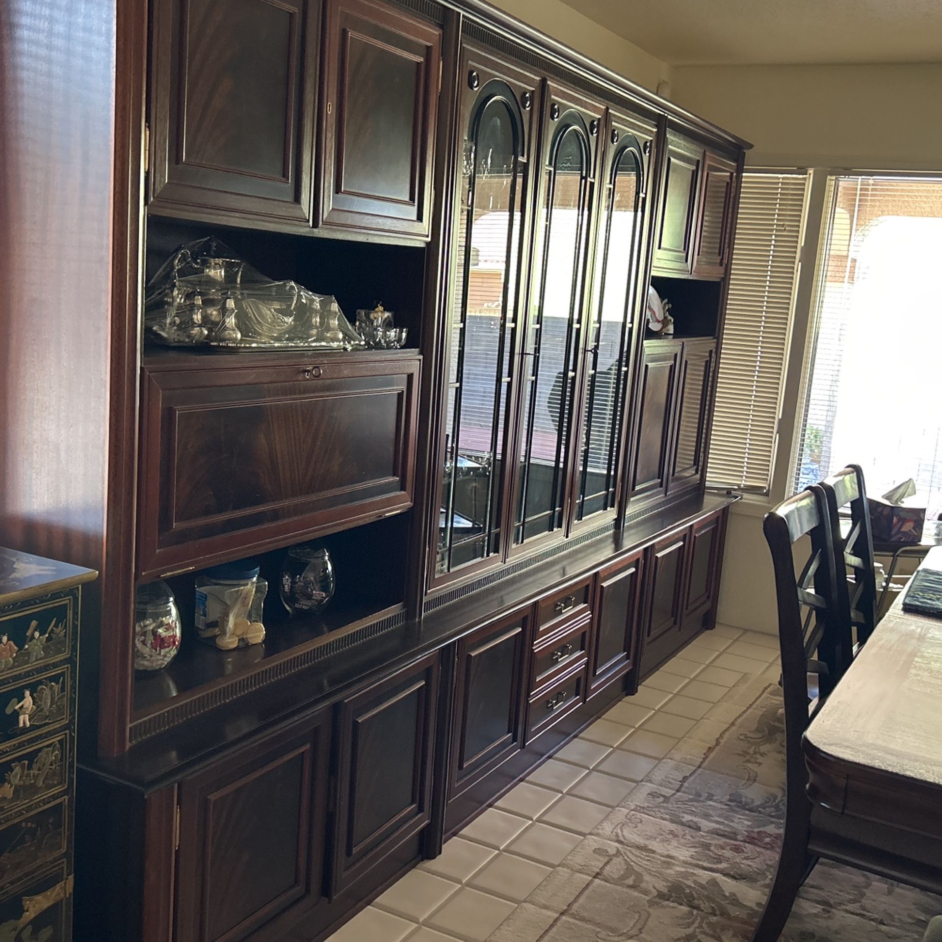 German Made Very Good Condition Wall Entertainment Wall Unit