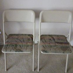  Cosco Folding Chairs, clean cushions 
