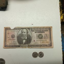 Not Many Of These Around  1000000 Dollar Bill