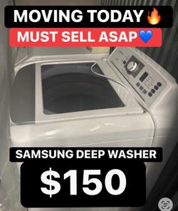 SAMSUNG WASHER.  MOVING MUST SELL TODAY