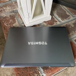 Toshiba Laptop with 256 SSD, HDMI, Bluetooth, and Webcam