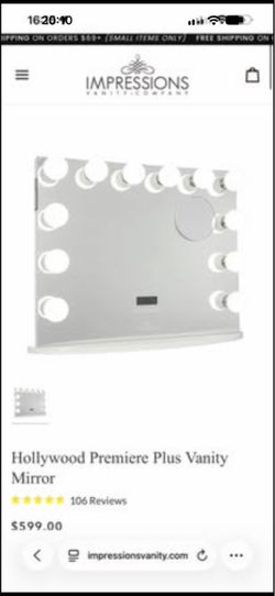 Impressions Vanity Hollywood Premiere Plus Mirror