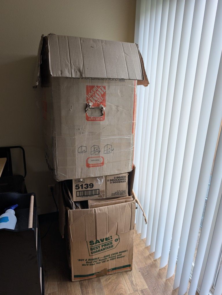 Moving Boxes And Packing Materials