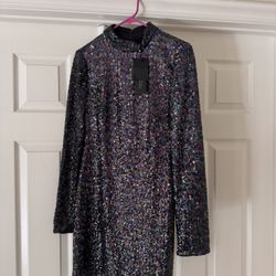 Purple Iridescent Dress