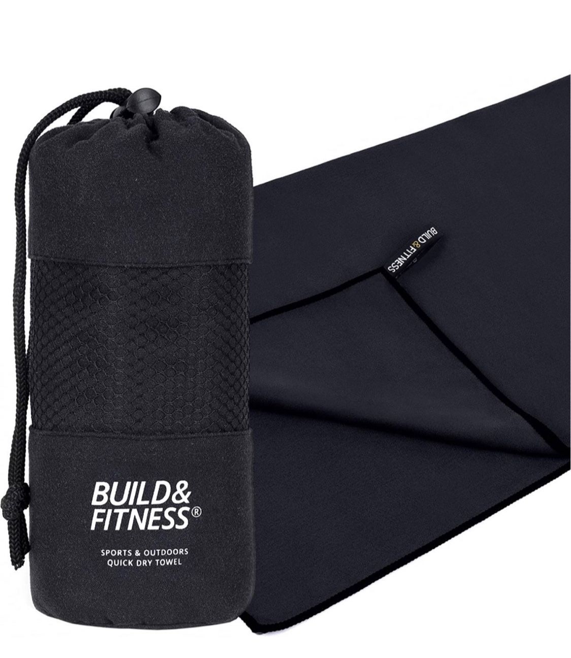 Travel and Beach towel (black)