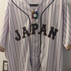 World Baseball Classic  Official Limited JAPAN Ohtani Jersey Size Large Please Read Description 