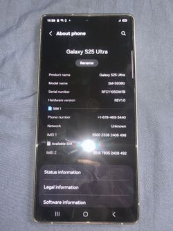 Unlocked Samsung Galaxy S25 Ultra 256gb 
