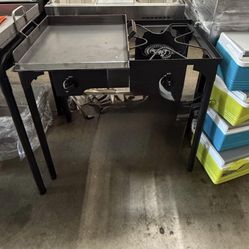 Plancha Con Estufa Con Mangera 