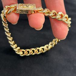 gold plated cuban link